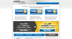 Desktop Screenshot of professionalprivacypolicy.com